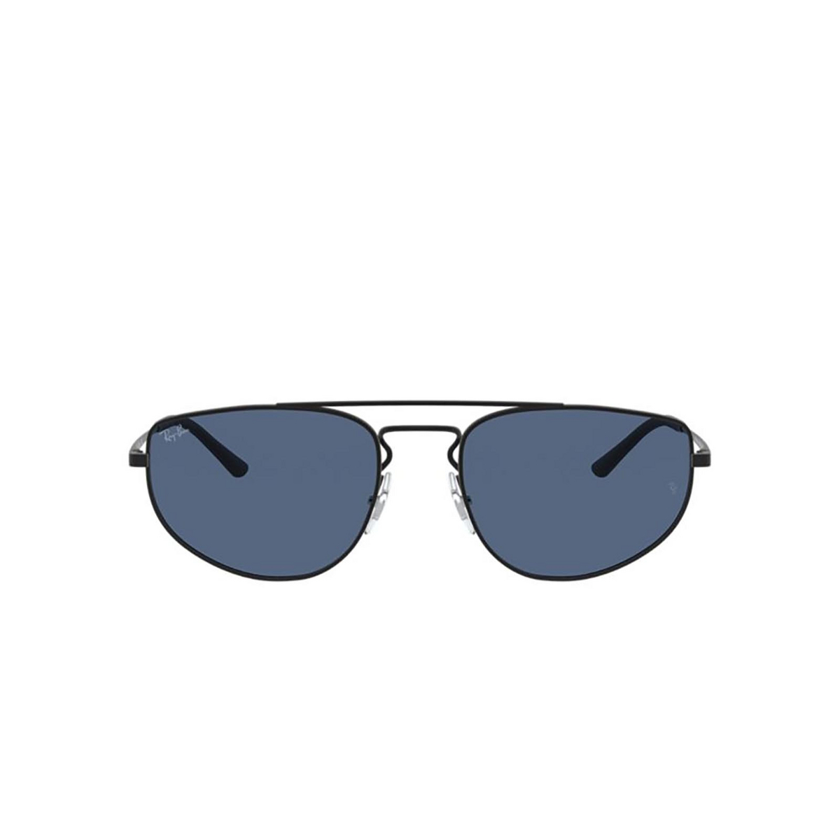 Ray-Ban® Rectangle Sunglasses: RB3668 color 901480 Rubber Black - 1/3