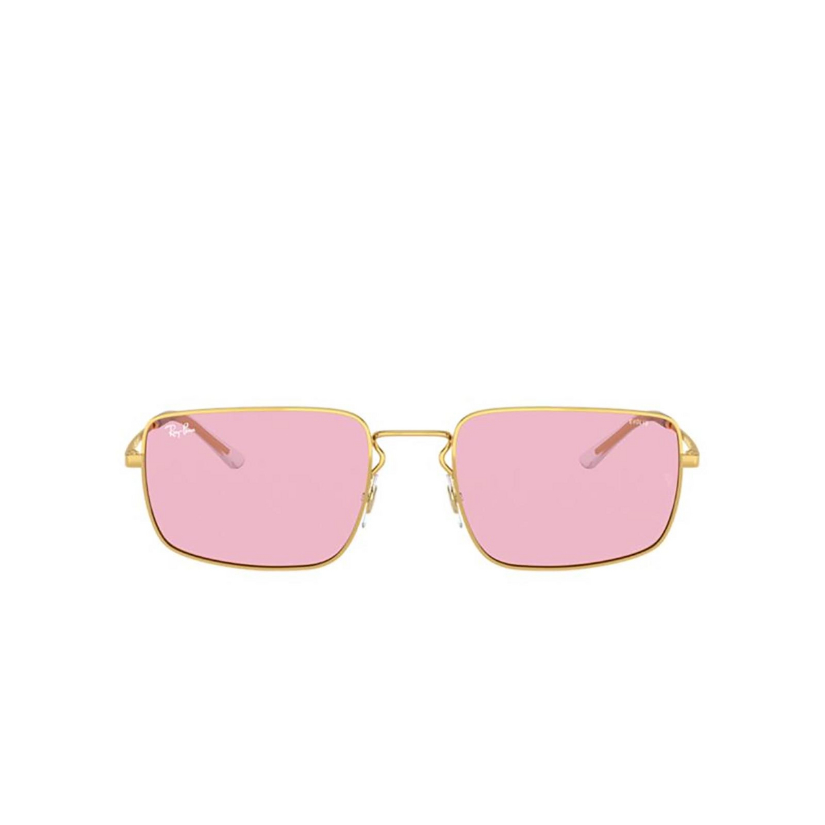 Ray-Ban® Sunglasses: RB3669 color Arista 001/Q3 - front view.