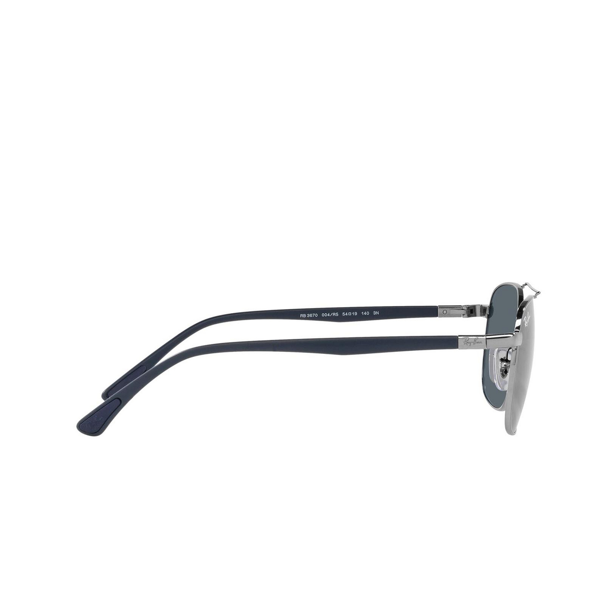 Ray-Ban® Square Sunglasses: RB3670 color 004/R5 Gunmetal - product thumbnail 3/3