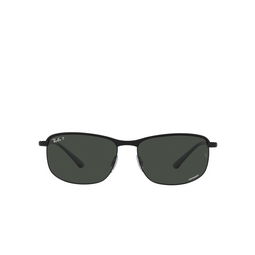 Ray-Ban® Rectangle Sunglasses: RB3671CH color 186/K8 Black On Black 