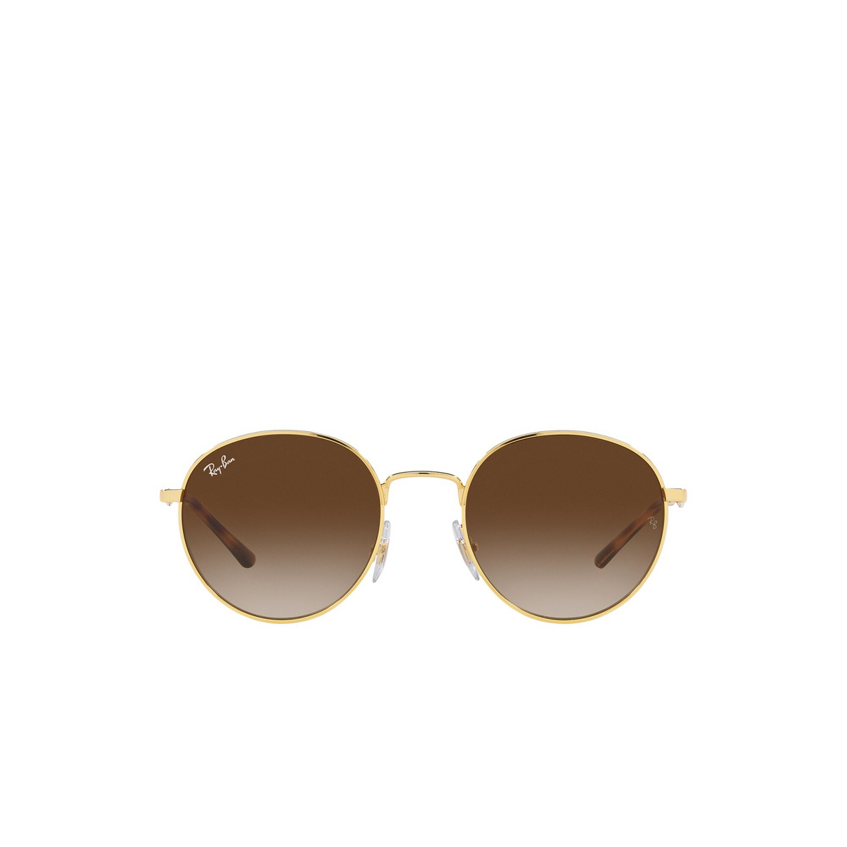 Ray-Ban® Round Sunglasses: RB3681 color Arista 001/13 - front view.