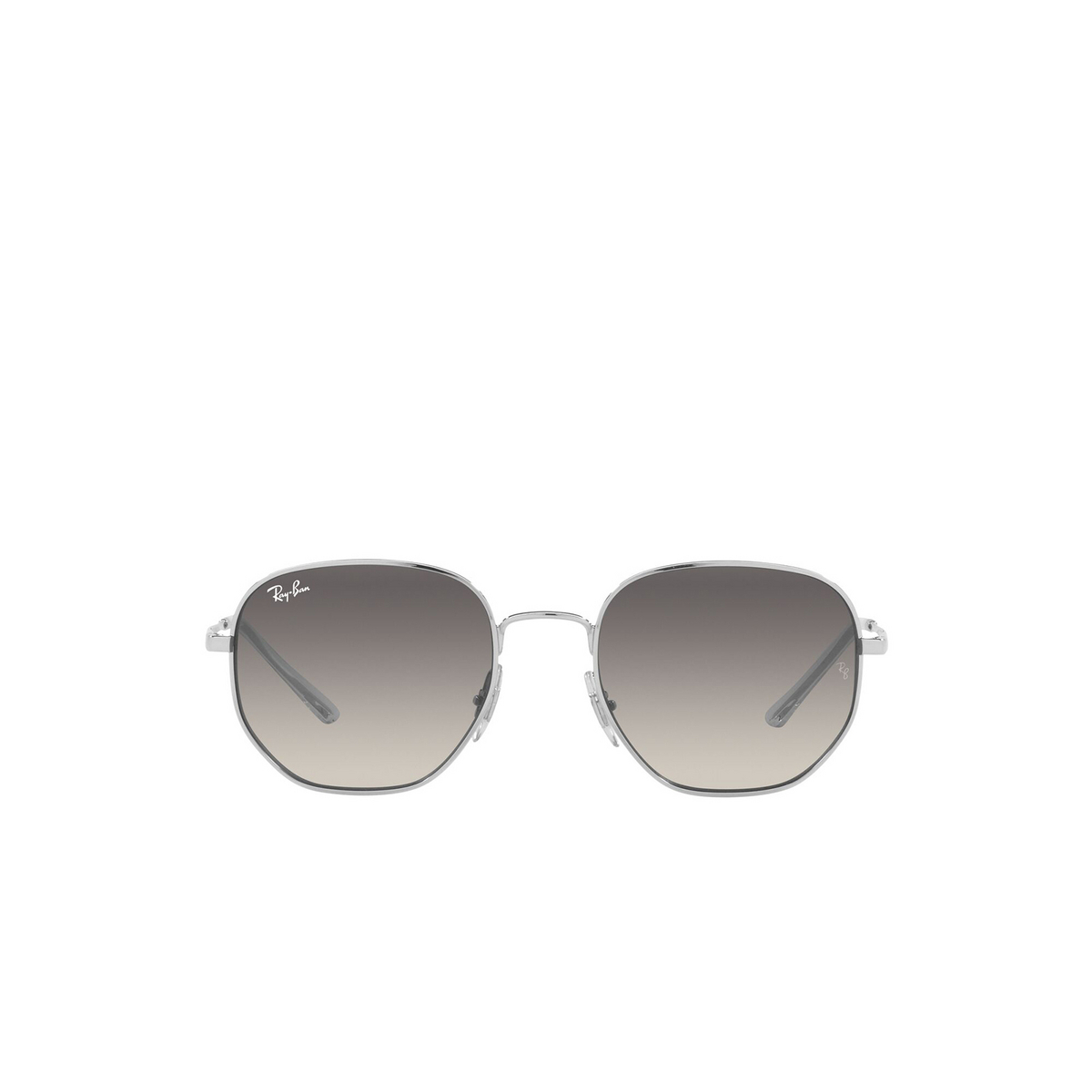 Ray-Ban® Irregular Sunglasses: RB3682 color Silver 003/11 - front view.
