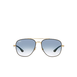 Ray-Ban® Square Sunglasses: RB3683 color 90003F Black On Arista 