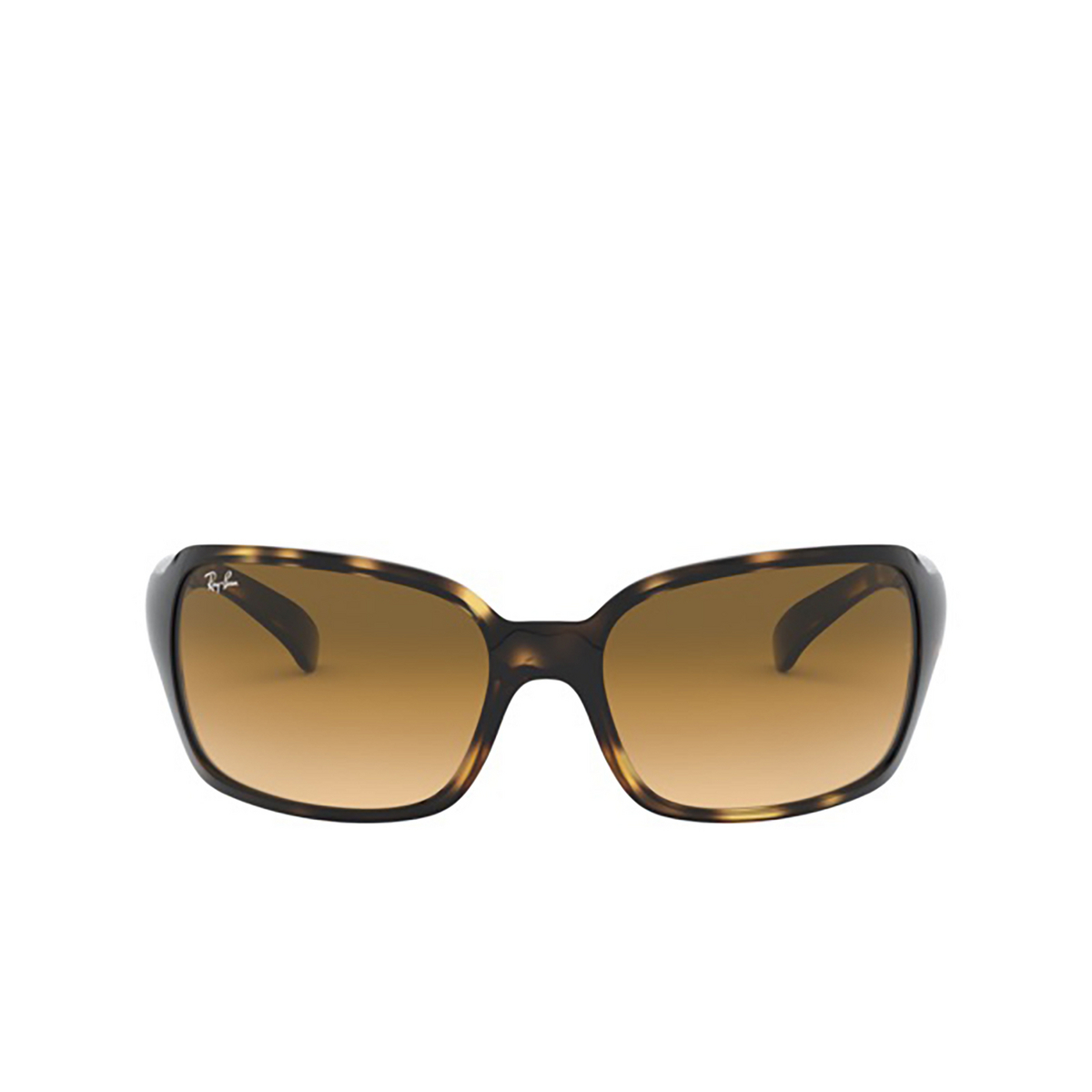 Ray-Ban® Square Sunglasses: RB4068 color 710/51 Light Havana - product thumbnail 1/3