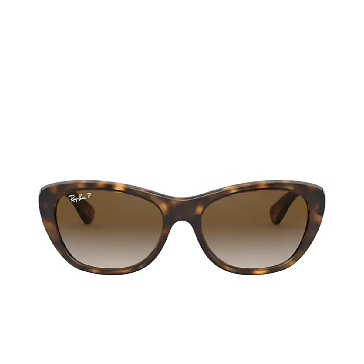 Ray-Ban® Square Sunglasses: RB4227 color 710/T5 Light Havana - 1/3