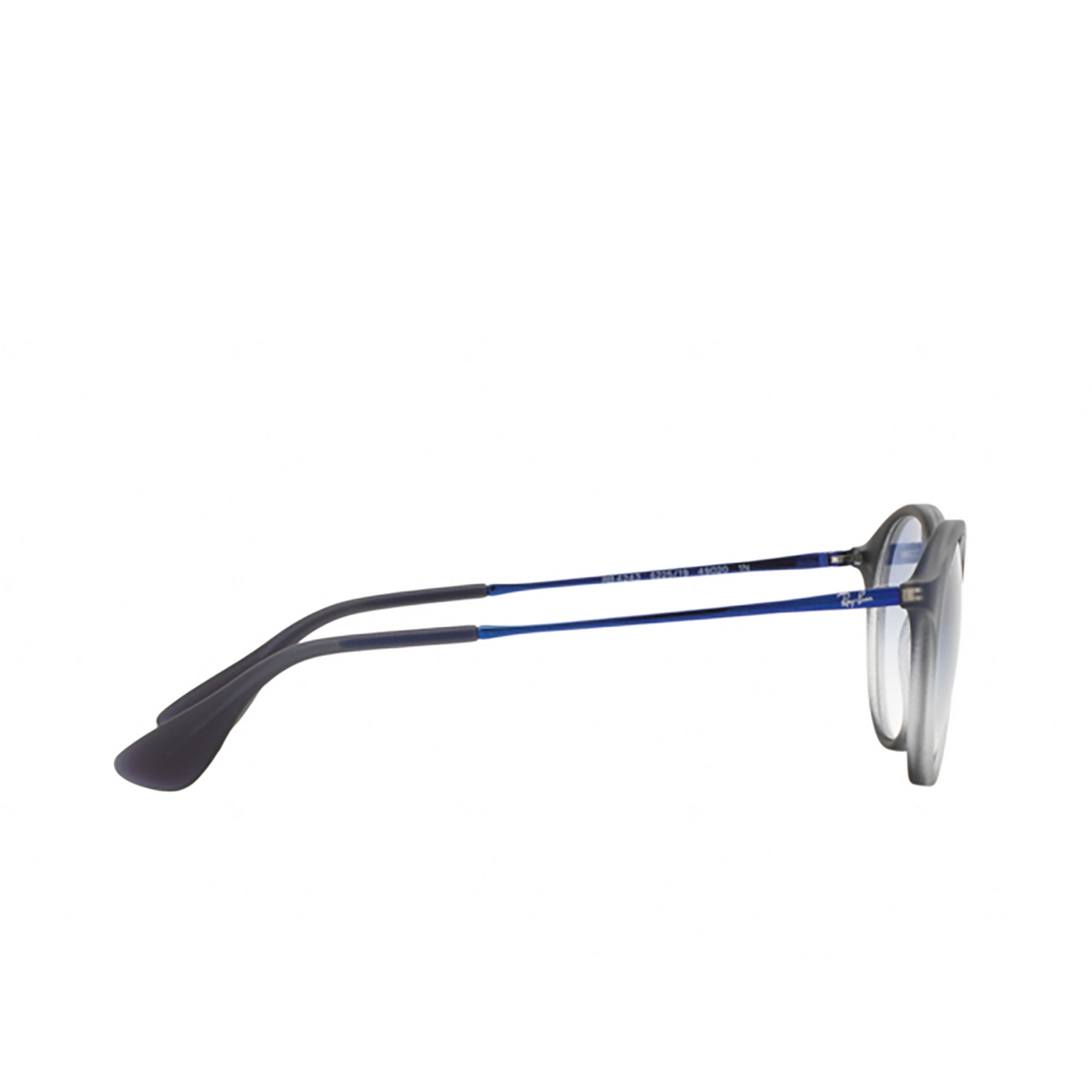 Ray-Ban® Round Sunglasses: RB4243 color 622519 Blue Shot On Black - 3/3