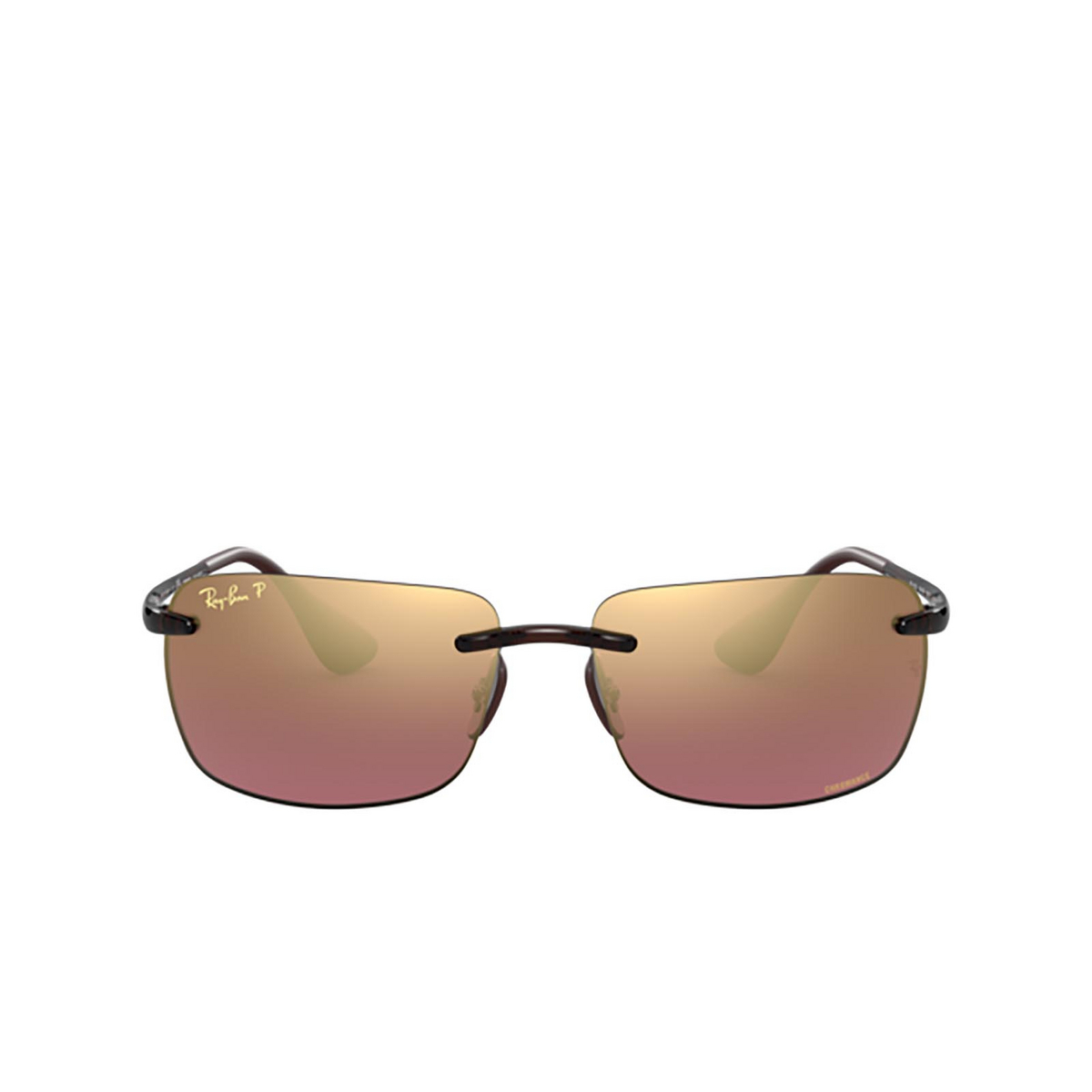 Ray-Ban® Square Sunglasses: RB4255 color 604/6B Shiny Brown - 1/3