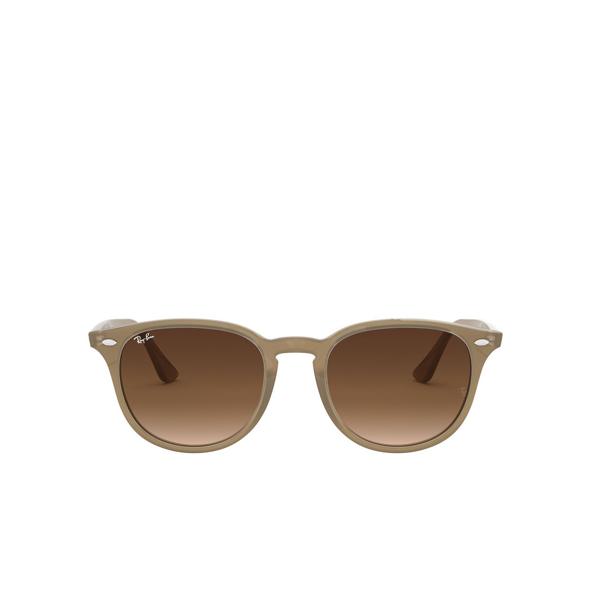 Ray-Ban® Round Sunglasses: RB4259 color Opal Beige 616613 - front view.