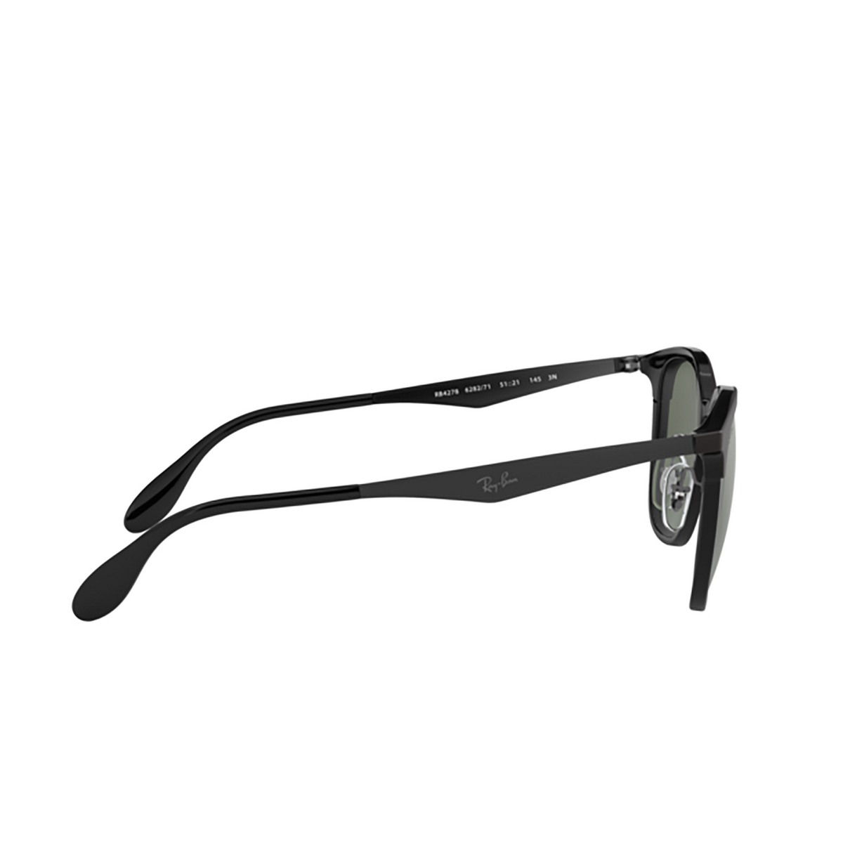 Ray-Ban® Square Sunglasses: RB4278 color 628271 Black / Matte Black - product thumbnail 3/3