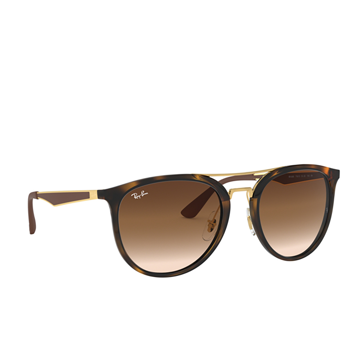 Ray-Ban® Square Sunglasses: RB4285 color 710/13 Light Havana - 2/3