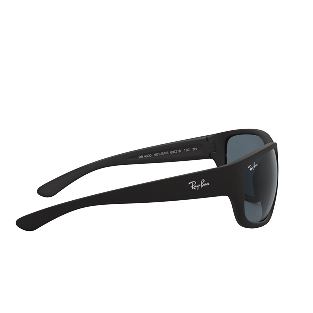 Ray-Ban® Square Sunglasses: RB4300 color 601SR5 Matte Black - 3/3