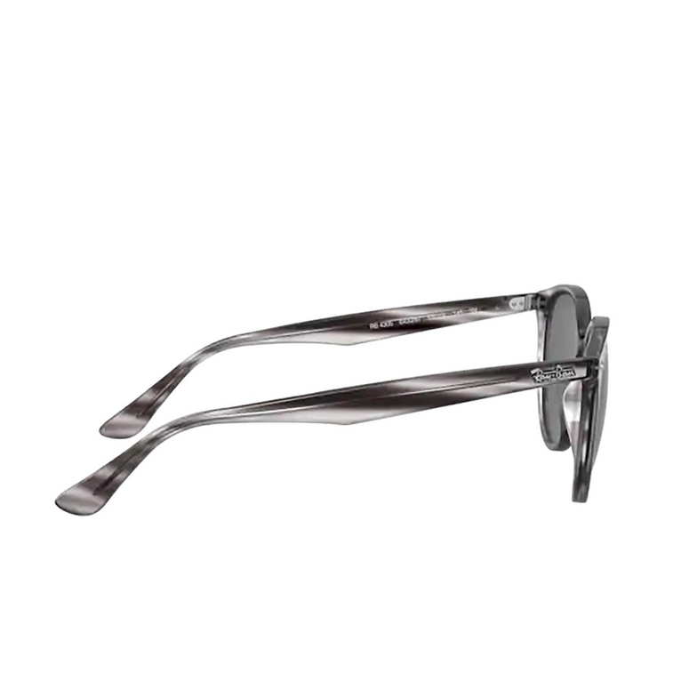 Ray-Ban RB4305 Sunglasses 643087 striped grey havana - 3/4