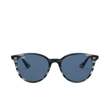 Ray-Ban RB4305 Sunglasses 643280 striped blue havana - front view