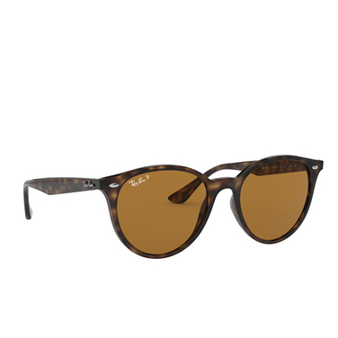 Lunettes de soleil Ray-Ban RB4305 710/83 light havana - Vue trois quarts