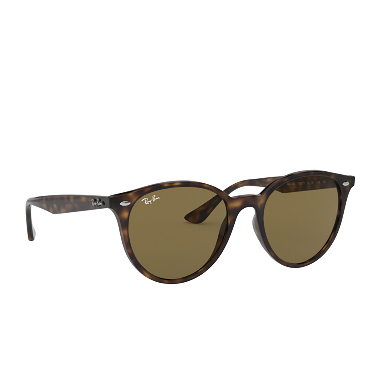 Ray-Ban RB4305 Sunglasses 710/73 LIGHT HAVANA - three-quarters view