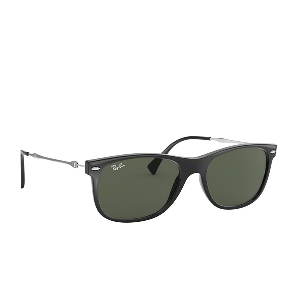 Ray-Ban® Square Sunglasses: RB4318 color 601/71 Black - product thumbnail 2/3