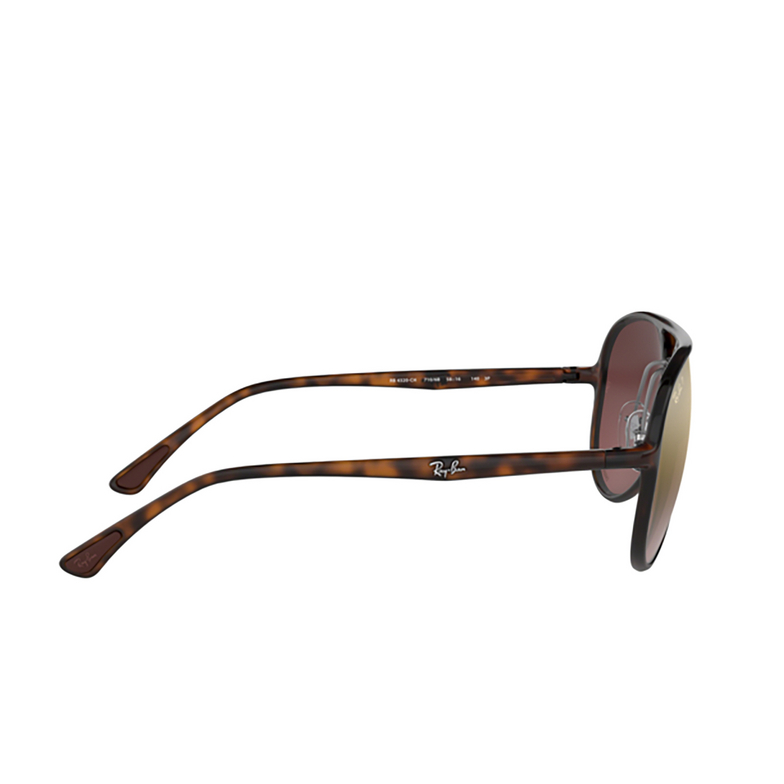 Ray-Ban RB4320CH Sunglasses 710/6B light havana - 3/4