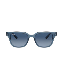 Ray-Ban® Square Sunglasses: RB4323 color 6448Q8 Transparent Dark Blue 