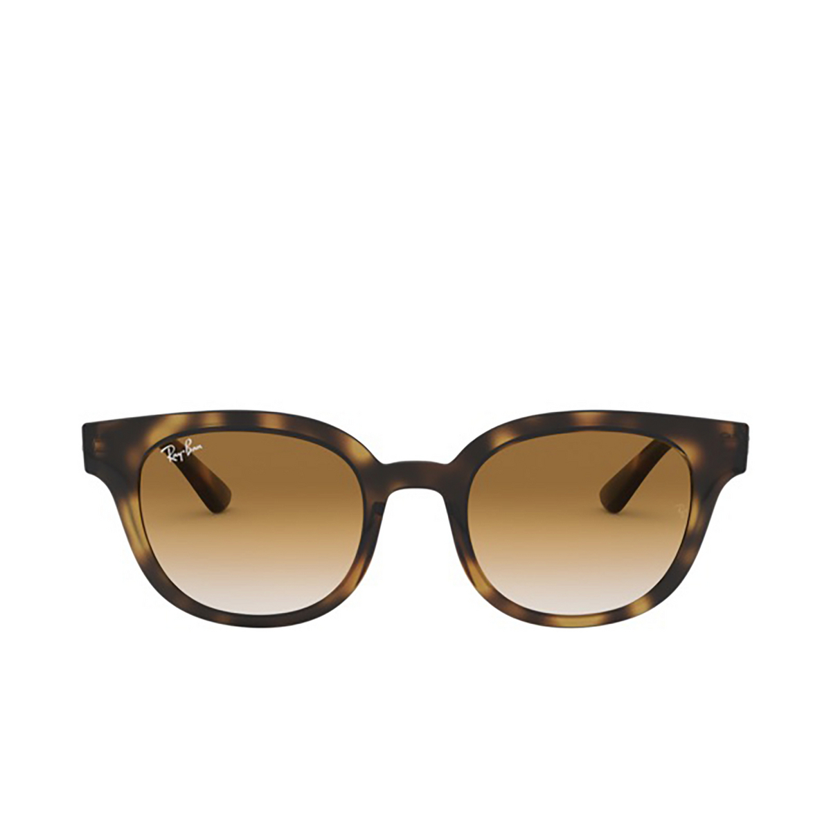 Ray-Ban® Square Sunglasses: RB4324 color 710/51 Light Havana - 1/3