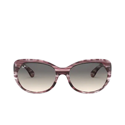 Ray-Ban® Oval Sunglasses: RB4325 color 643111 Striped Bordeaux Havana 