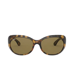 Ray-Ban® Oval Sunglasses: RB4325 color 710/73 Light Havana 