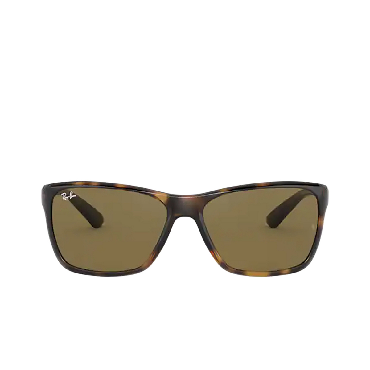 Ray-Ban® Square Sunglasses: RB4331 color 710/73 Light Havana - product thumbnail 1/3