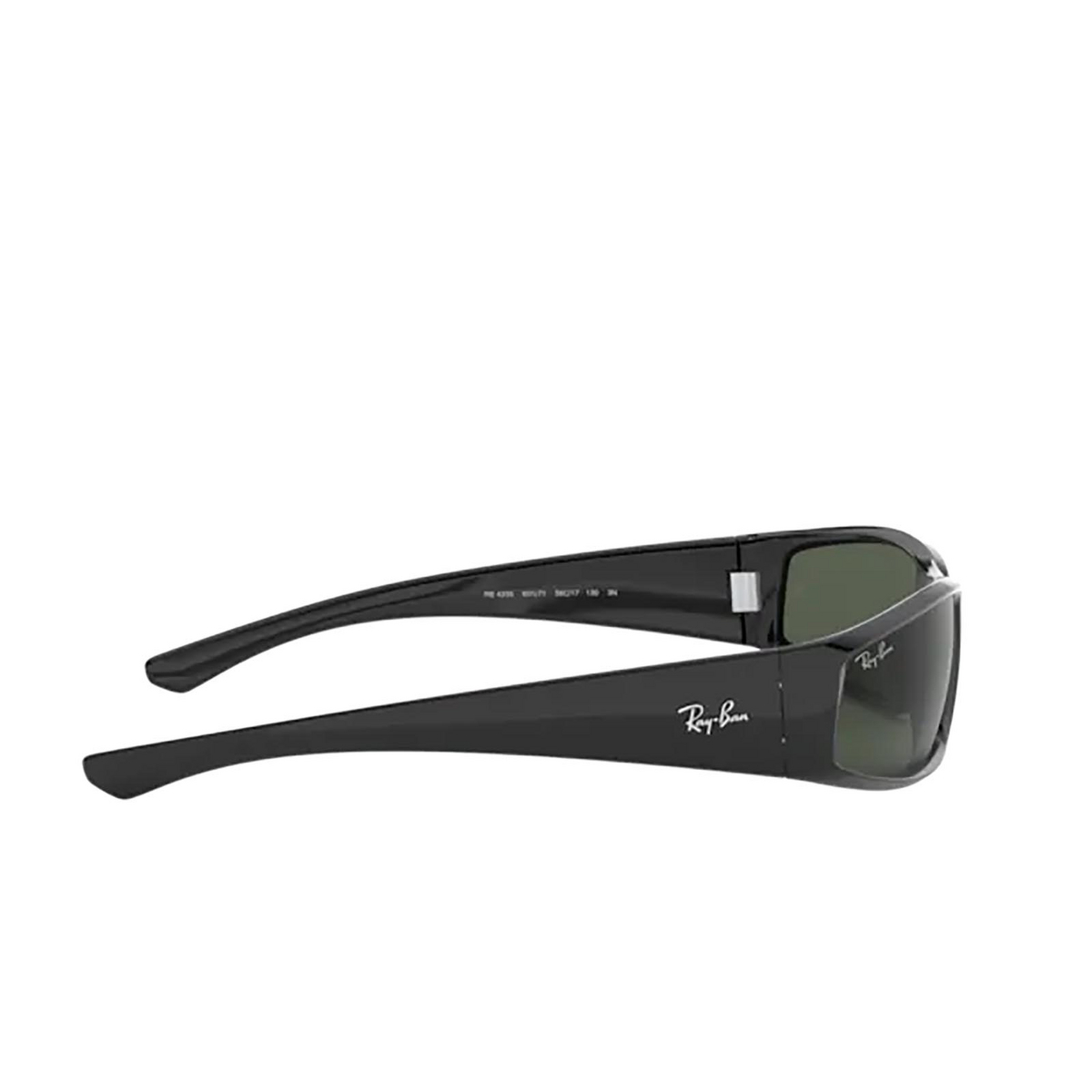 Ray-Ban® Oval Sunglasses: RB4335 color 601/71 Black - product thumbnail 3/3