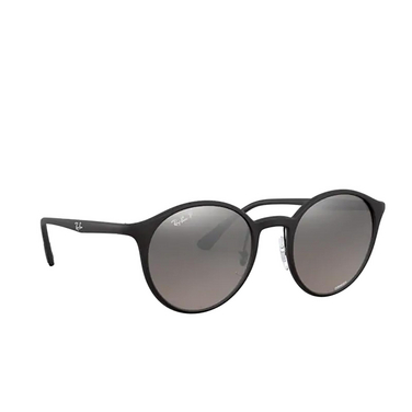 Ray-Ban RB4336CH Sunglasses 601S5J matte black - three-quarters view