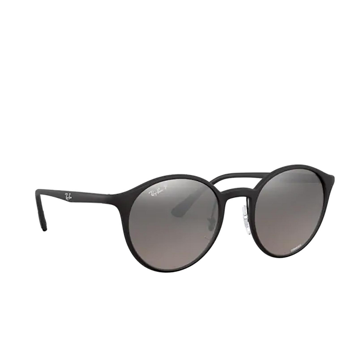 Ray-Ban RB4336CH Sunglasses 601S5J Matte Black - three-quarters view