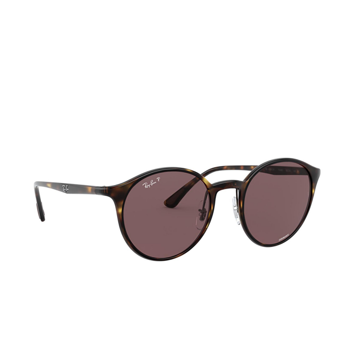 Ray-Ban RB4336CH Sunglasses 710/BC Light Havana - three-quarters view