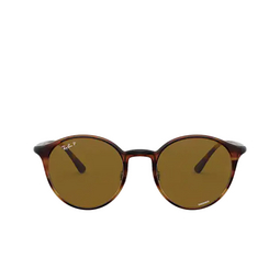 Ray-Ban® Round Sunglasses: RB4336CH color Striped Red Havana 820/BB.