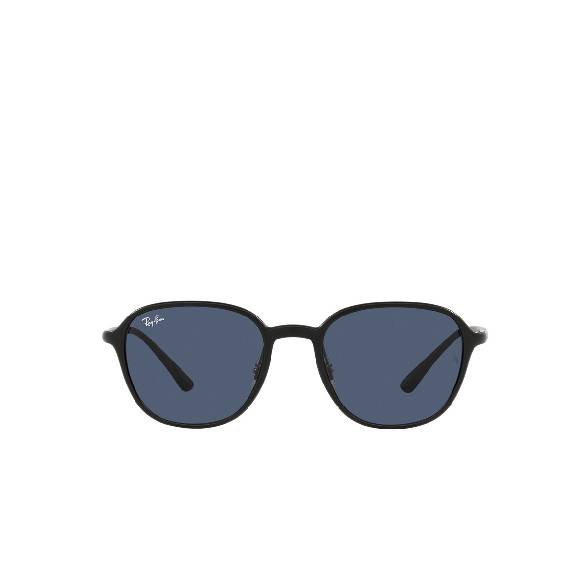 Ray-Ban® Square Sunglasses: RB4341 color Sanding Black 601S80 - front view.