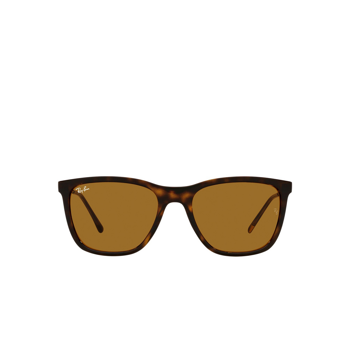 Ray-Ban® Square Sunglasses: RB4344 color 710/33 Havana - product thumbnail 1/3