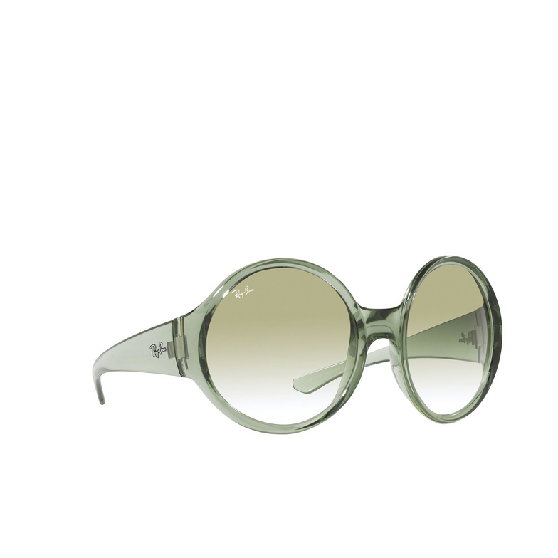 Ray-Ban RB4345 Sunglasses 65320N transparent green - 2/4