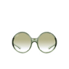 Ray-Ban RB4345 Sunglasses 65320N transparent green - product thumbnail 1/4