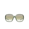 Ray-Ban RB4347 Sunglasses 65320N transparent green - product thumbnail 1/4