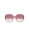 Ray-Ban RB4347 Sonnenbrillen 65338H transparent pink - Produkt-Miniaturansicht 1/4
