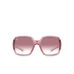 Ray-Ban® Square Sunglasses: RB4347 color Transparent Pink 65338H.