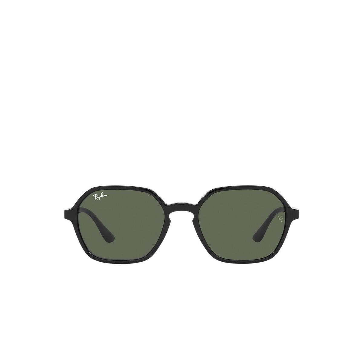 Ray-Ban® Irregular Sunglasses: RB4361 color Black 601/71 - front view.