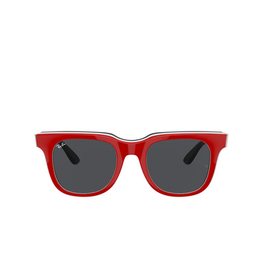 Ray-Ban RB4368 Sunglasses 652087 red white black - front view
