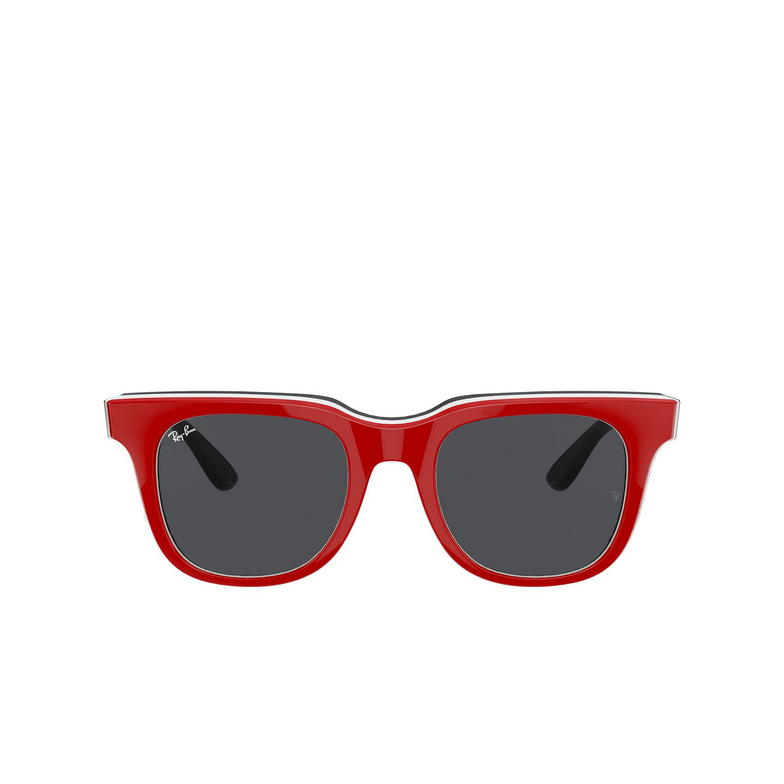 Ray-Ban RB4368 Sunglasses 652087 red white black - 1/4