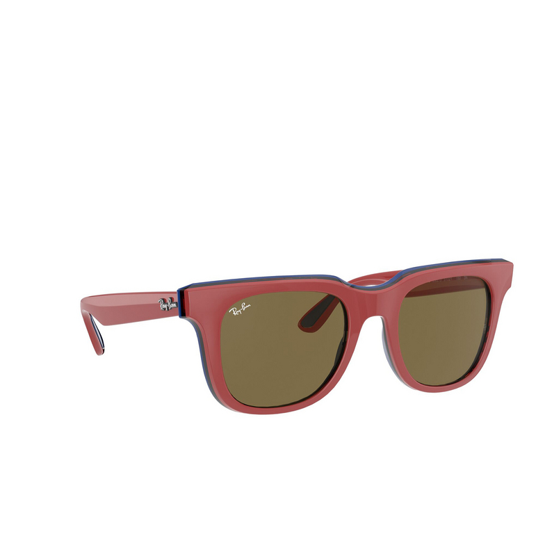 Ray-Ban RB4368 Sunglasses 652273 red red light blu - 2/4
