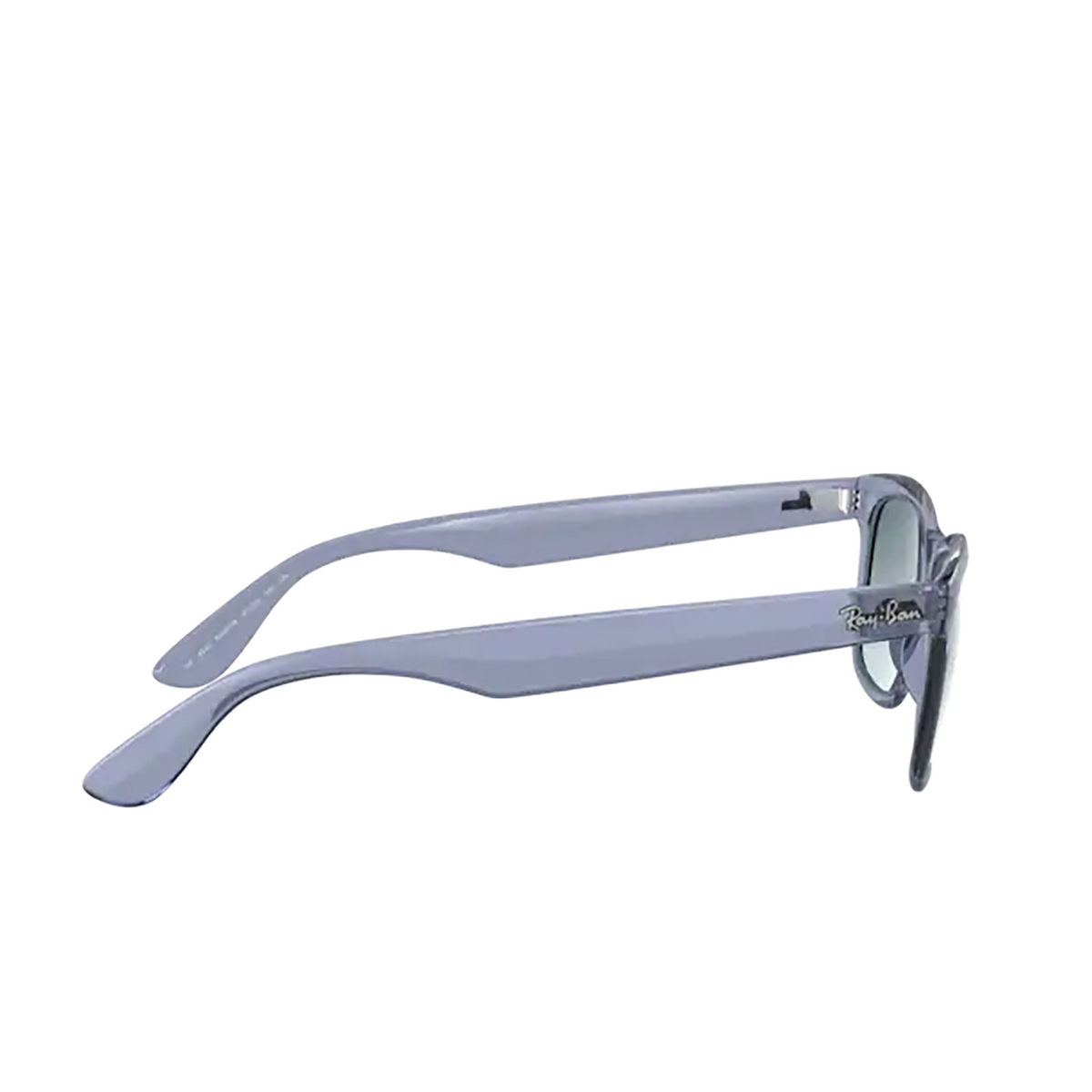 Ray-Ban® Square Sunglasses: RB4640 color Transparent Blue 64963M - 3/3.