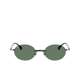 Ray-Ban® Oval Sunglasses: RB8060 color 154/71 Dark Gunmetal 