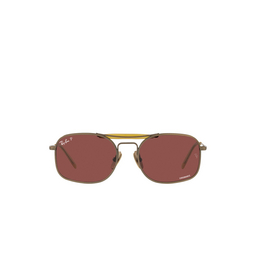 Ray-Ban® Square Sunglasses: RB8062 color Demi Gloss Antique Gold 9207AL.