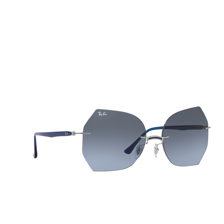 Ray-Ban RB8065 Sunglasses 003/8F blue on silver - 2/4