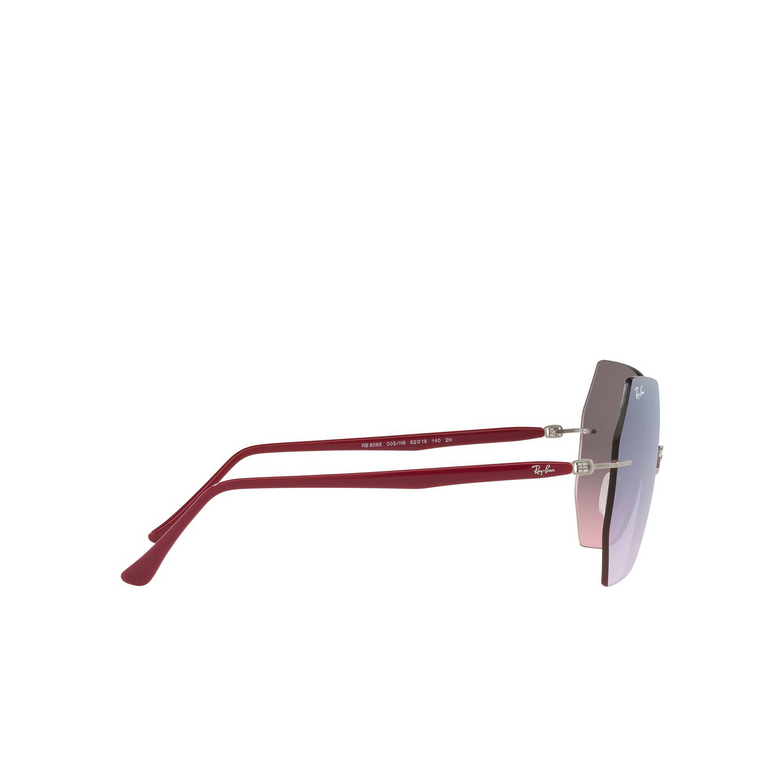 Ray-Ban RB8065 Sunglasses 003/H9 amaranth on silver - 3/4