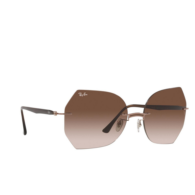 Ray-Ban RB8065 Sunglasses 155/13 brown on light brown - 2/4