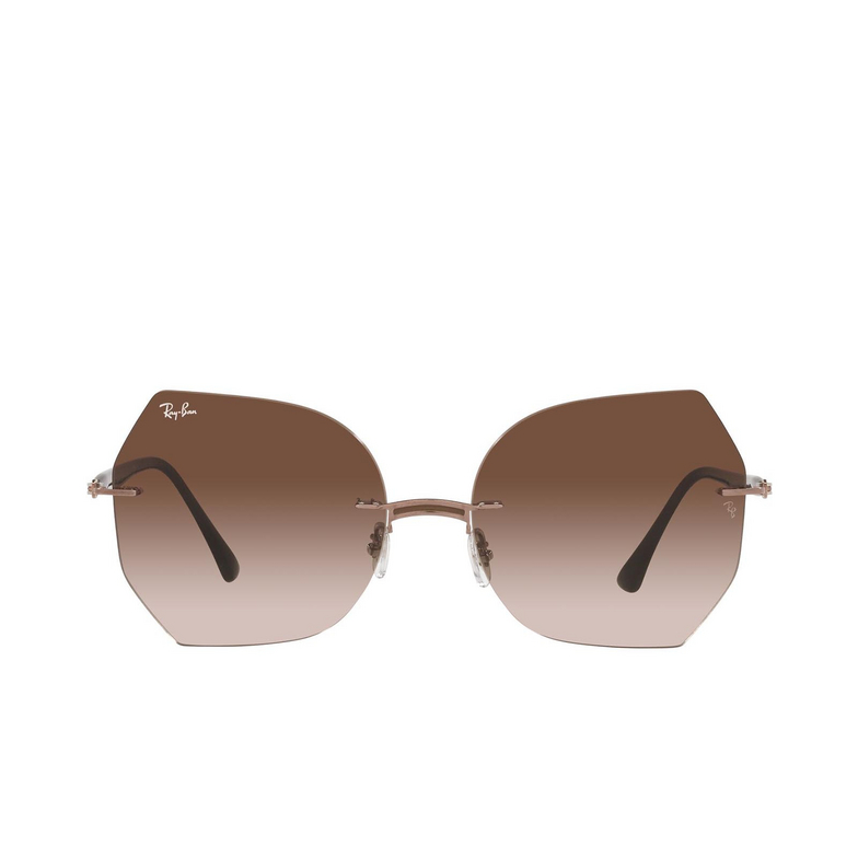 Ray-Ban RB8065 Sunglasses 155/13 brown on light brown - 1/4