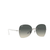 Ray-Ban RB8066 Sunglasses 003/11 white on silver - product thumbnail 2/4